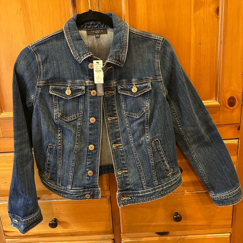 Talbots Women’s Petite Blue Denim Jacket